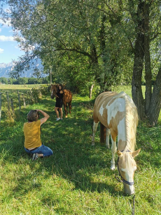 Photographe chevaux en Savoie